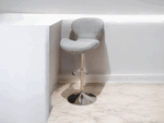 BS028 gray fabric height adjustable bar stool Kenya – TFG Nairobi