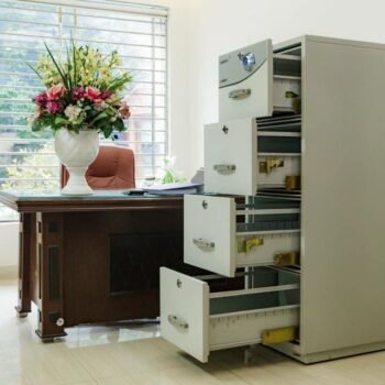 4-Drawers Fireproof Cabinet 005