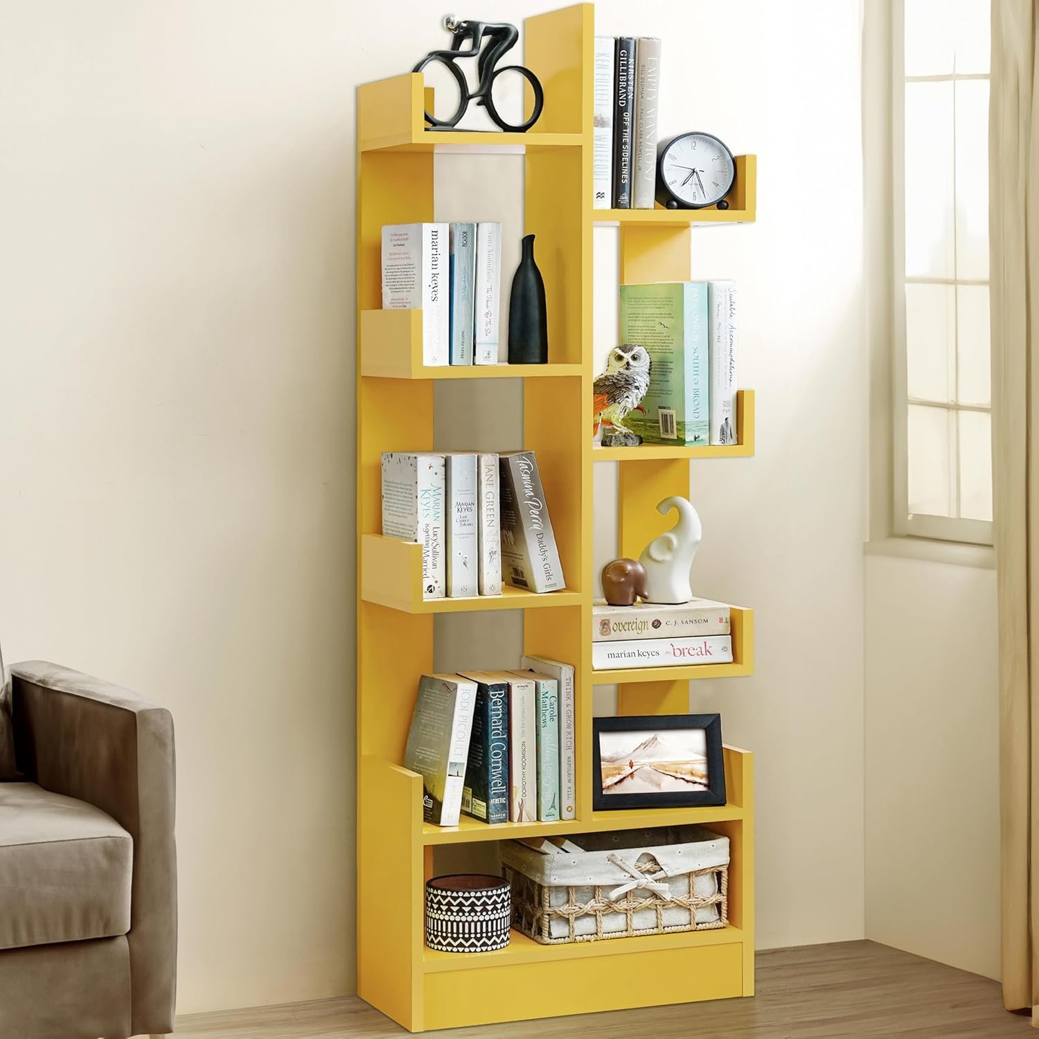 BEVERLY T8 Bookshelf (Yellow) 001 BEVERLY T8 Bookshelf (Yellow)