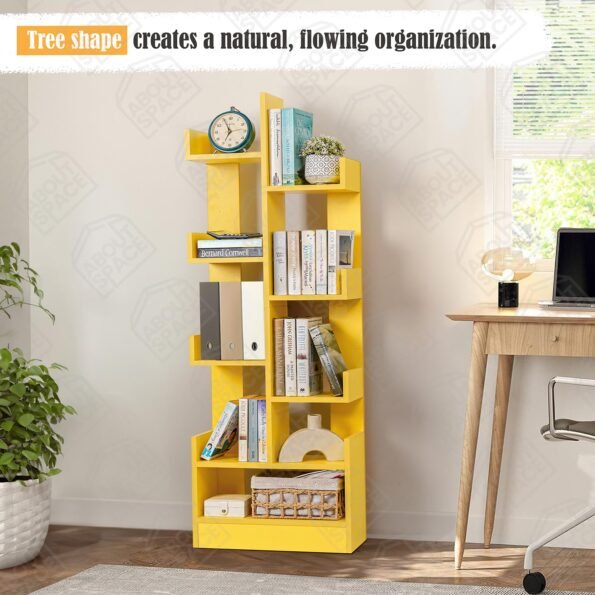 BEVERLY T8 Bookshelf (Yellow)