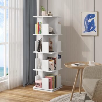 BIANCO 360 Degree Rotating Bookshelf