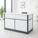 DUTERTE 200CM Reception Desk (White) 001
