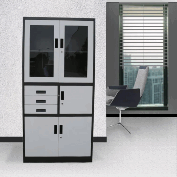 Filing Cabinet with Safebox (Gray)