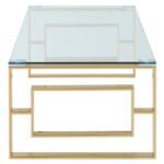 KAVANAUGH Center Coffee Table (Gold Nickel) 002