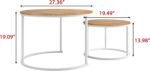 KETCH T15 Nesting Coffee Tables (White + Oak) 003