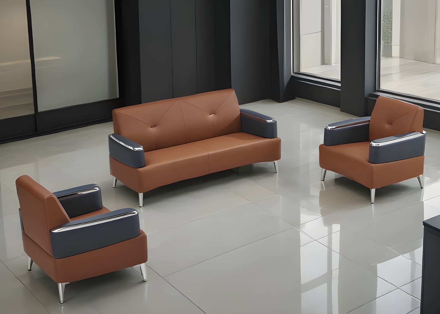 MOANA Reception Sofa (TJ945) MOANA Reception Sofa (TJ945)