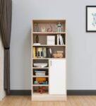 ROZZARIO Bookcase (Beech + White)