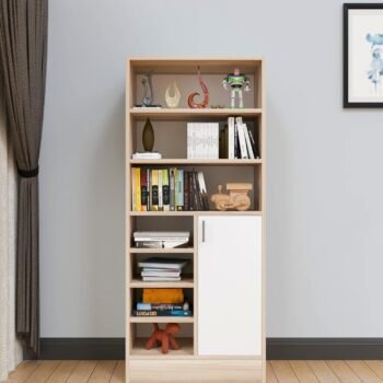 ROZZARIO Bookcase (Beech + White)