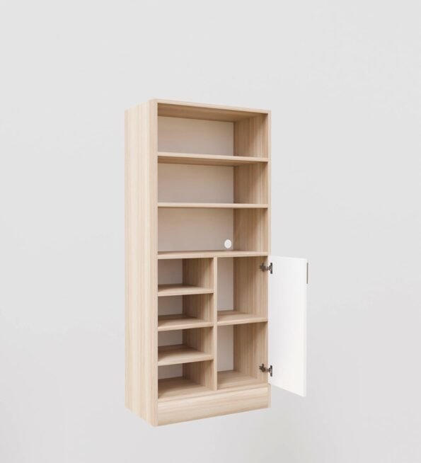 ROZZARIO Bookcase (Beech + White)