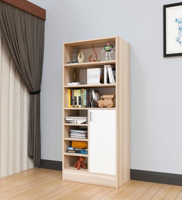 ROZZARIO Bookcase (Beech + White)