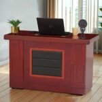 RYL120CM RESOLUTE Office Desk (Red Brown)