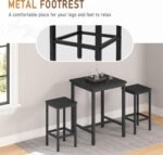 Tamia Industrial Barstools (Black) 001
