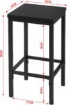 Tamia Industrial Barstools (Black) 001