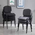 Toska Fabric Chairs (Black)