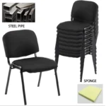 Toska Fabric Chairs (Black) 001