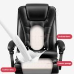 ZUMA High-Back Chair with Footrest (Black) 010