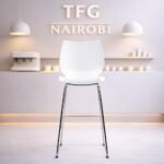 HFW-4000 White Bar Chair – Parklands Modern Kitchen Collection