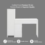 ARRAKIS 120CM Home Office Desk (White + Walnut) 001