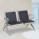 BXL 2-Seaters Linked Chair (Black)