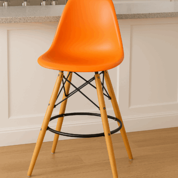 ES73 Eames Stool (Orange)