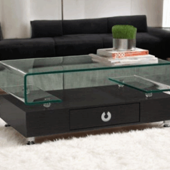 GAYELE Center Coffee Table (Black)