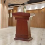 H55 Podium Stand (Mahogany)