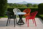 JOWI B02 Bistro Table + 4 JOWI Bistro Chairs (Assorted) 001