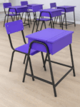 LENK16 School Locker + Chair (Purple)
