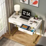 MORAA F96 Console Table (White + Gold) 001