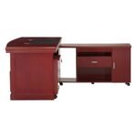 RYL160CM RESOLUTE Office Desk (Red Brown) 001