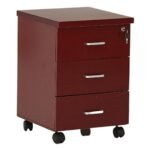 RYL160CM RESOLUTE Office Desk (Red Brown) 001
