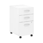 STUDIO C 3-Drawer File Cabinet (White) 001