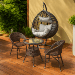 TYTI 3 Piece Patio Dining Set + Hammock Swing Chair 001