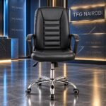 Executive Leather Office Chair Kenya – All Black