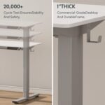 FlexiSpot EN1GW 1.4M Grey Wood Grain Series – Loresho Ridge Edition