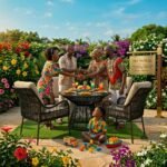 BGR400 AMBOSELI Patio Table + 4 Chairs – Muthaiga Residential Collection