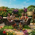 BGR400 AMBOSELI Patio Table + 4 Chairs – Muthaiga Residential Collection