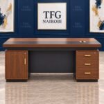 Modern Wooden Executive Office Desk Nairobi – 1.4m