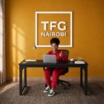 TFG VM1.6M Black Computer Table in Gatundu Road Nairobi