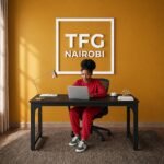 TFG VM1.6M Black Computer Table in Gatundu Road Nairobi