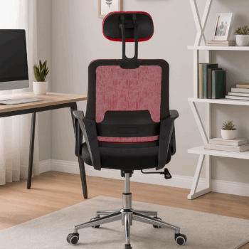 ALMAR 3821 High-Back Chair (Red)