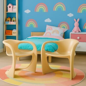 NJ141 Kids Chairs (Beige)