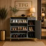 HLSC1571 Grey Shoe Cabinet in Kilimani Nairobi Apartment