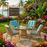 LGTB400 AMBOSELI Patio Table + 4 Chairs – Loresho Residential Collection