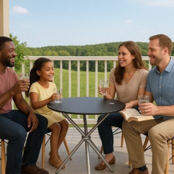 ECBT3 Balcony Set with Family