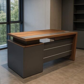 Integrated drawers on ABRUZZI 2356 executive desk with drawer Nairobi - TFG