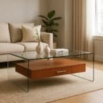 CT94 Bent Glass Coffee Table – Modern Design by TFG Nairobi