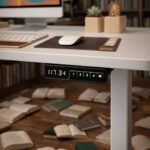 AERO1878 Standing Desk Library Side View Nairobi