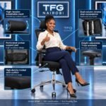 High-Back Ergonomic Mesh Executive Chair with 135° Recline