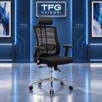 High-Back Ergonomic Mesh Executive Chair with 135° Recline